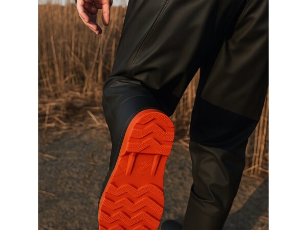 SPODNIE WĘDKARSKIE WODERY SPODNIOBUTY 45 WKŁADKA 28.5CM - czarny