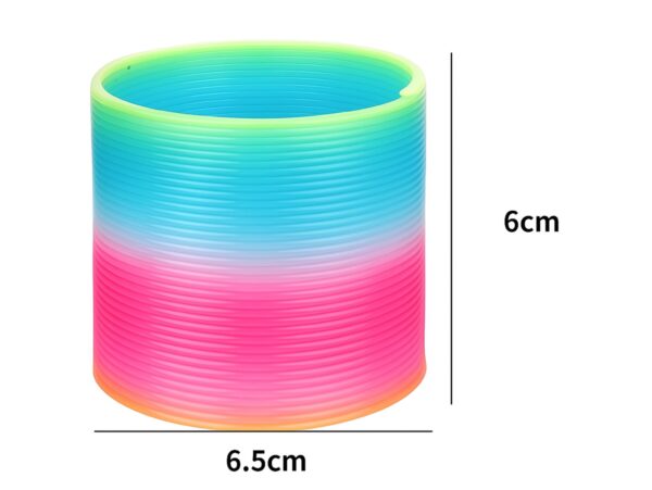 SPRĘŻYNA MAGICZNA TĘCZOWA SPRĘŻYNKA MAGIC KOLOROWA