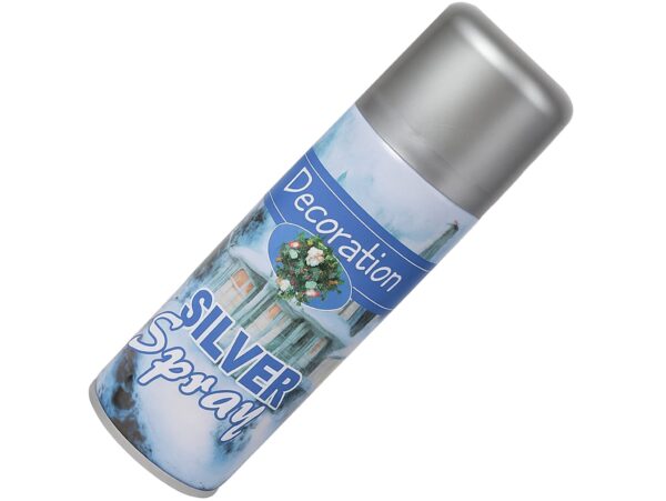 SPRAY DEKORACYJNY FARBA - srebrny