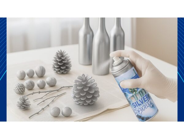 SPRAY DEKORACYJNY FARBA - srebrny