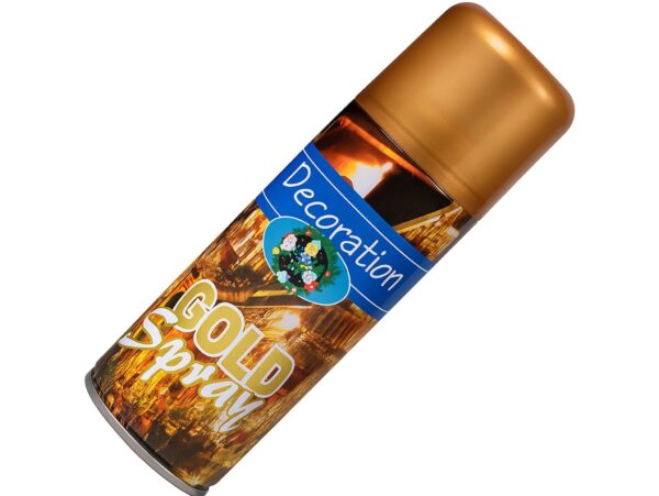 SPRAY DEKORACYJNY FARBA - złoty