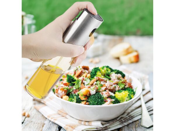 SPRYSKIWACZ DO OLEJU OLIWY 100ml 3SZT SREBRNY