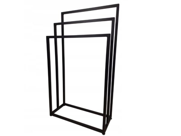 STOJAK ŁAZIENKOWY NA RĘCZNIKI 3 POZIOMY 86x44x21cm