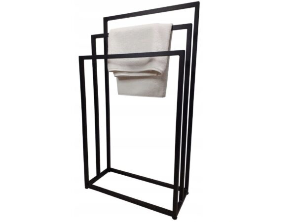 STOJAK ŁAZIENKOWY NA RĘCZNIKI 3 POZIOMY 86x44x21cm