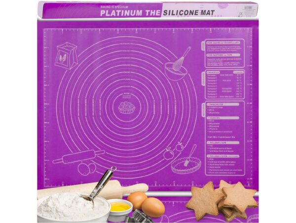 STOLNICA SILIKONOWA 60cm x 45cm - fioletowy