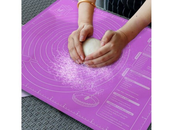 STOLNICA SILIKONOWA 60cm x 45cm - fioletowy