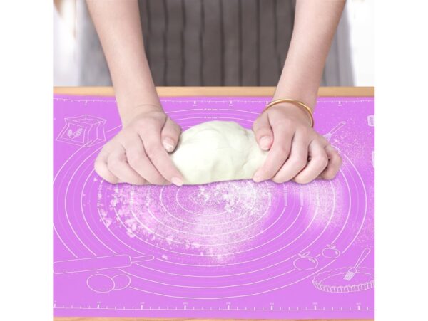 STOLNICA SILIKONOWA 60cm x 45cm - fioletowy