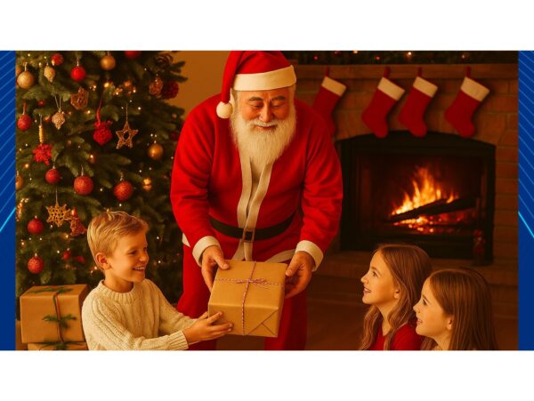 STRÓJ MIKOŁAJA KOSTIUM ŚWIĘTA ZESTAW 5 ELEMENTÓW