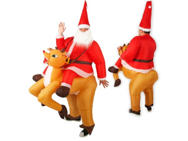 STRÓJ MIKOŁAJA NA RENIFERZE