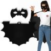 STRÓJ PRZEBRANIE NIETOPERZ PELERYNA 130x100 + MASKA