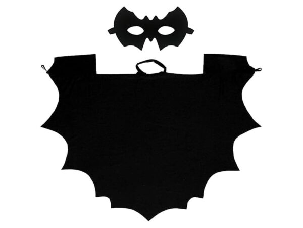 STRÓJ PRZEBRANIE NIETOPERZ PELERYNA 130x100 + MASKA