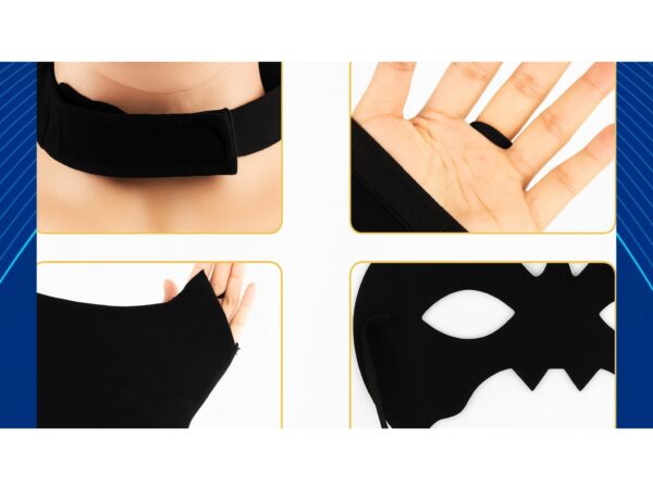 STRÓJ PRZEBRANIE NIETOPERZ PELERYNA 130x100 + MASKA