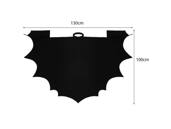 STRÓJ PRZEBRANIE NIETOPERZ PELERYNA 130x100 + MASKA