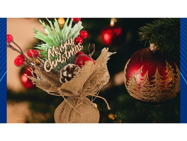 STROIK ŚWIĄTECZNY DEKORACJA JARZĘBINA