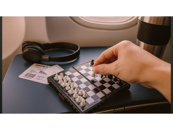 SZACHY WARCABY MAGNETYCZNE 2W1 PODRÓŻNE MINI