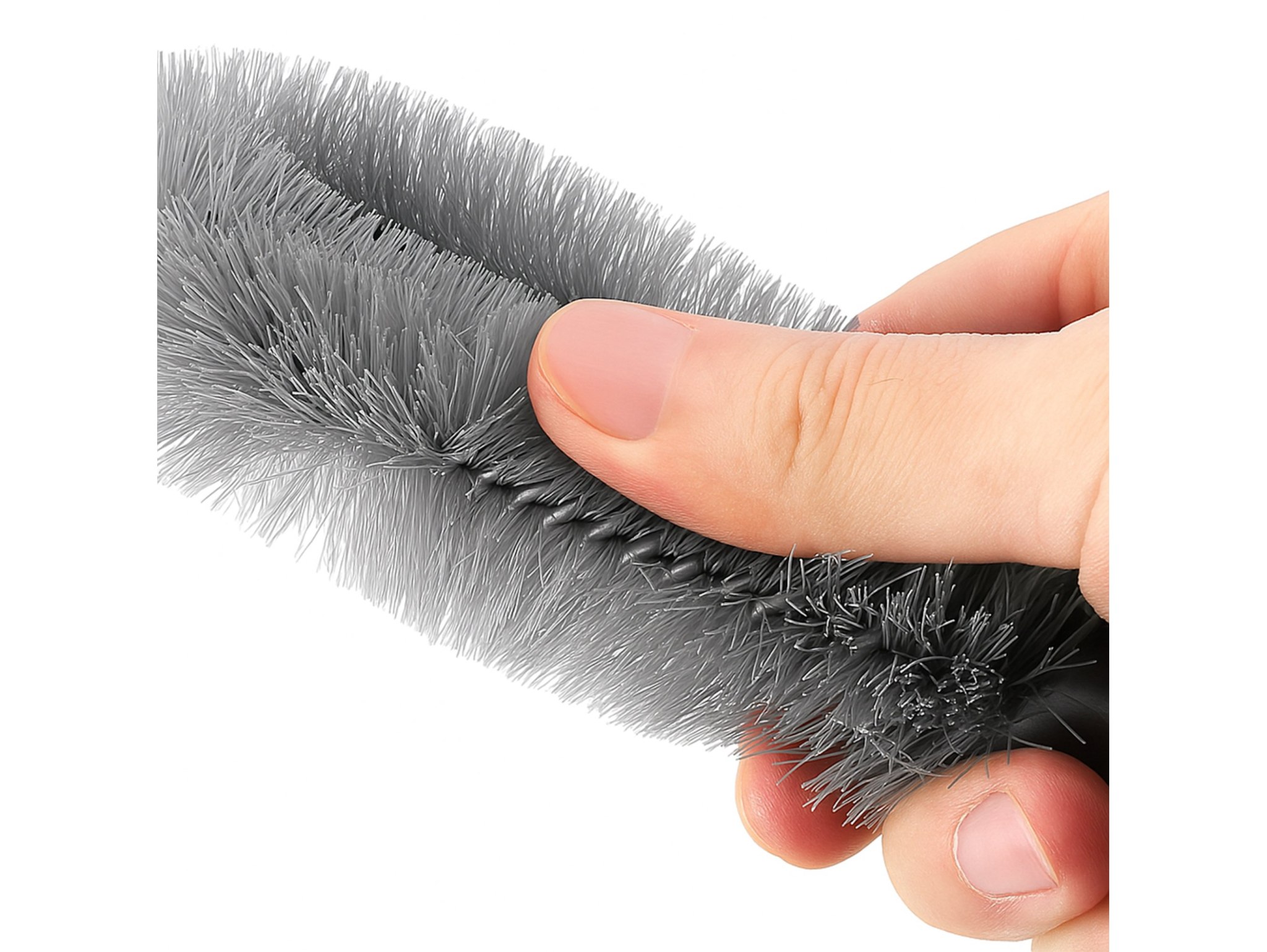 SZCZOTKA DO MYCIA FELG - szary