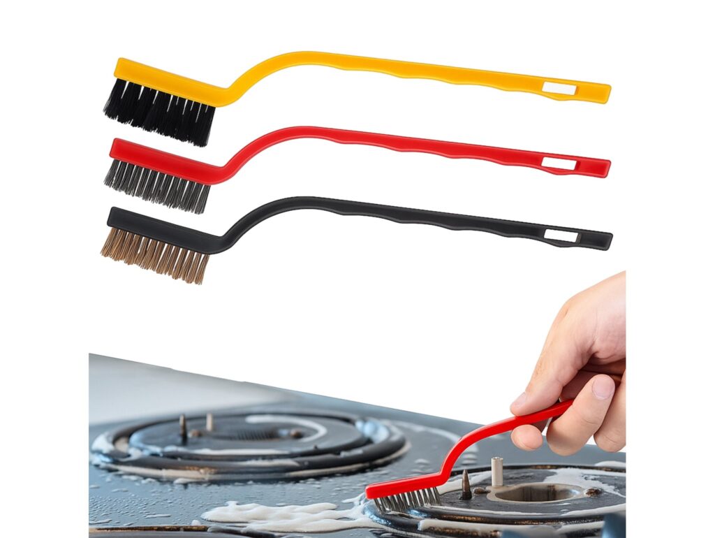 SZCZOTKI DRUCIANE 3SZT - kolorowy