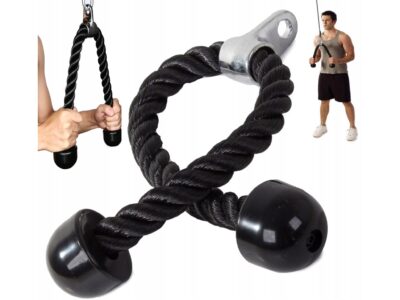 SZNUR UCHWYT LINA DO WYCIĄGU ATLASU NA TRICEPS