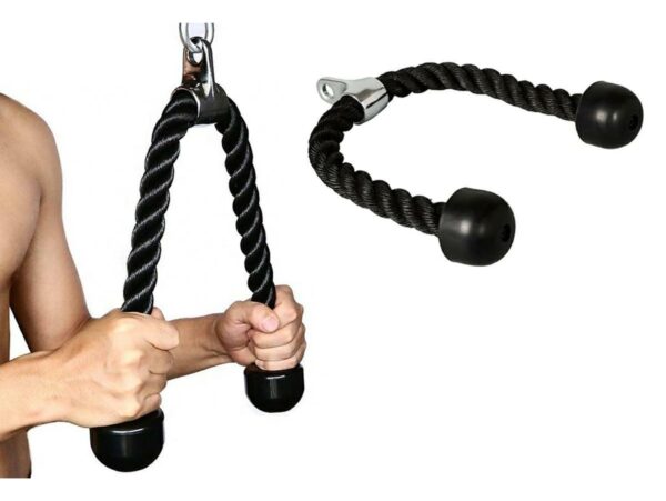 SZNUR UCHWYT LINA DO WYCIĄGU ATLASU NA TRICEPS