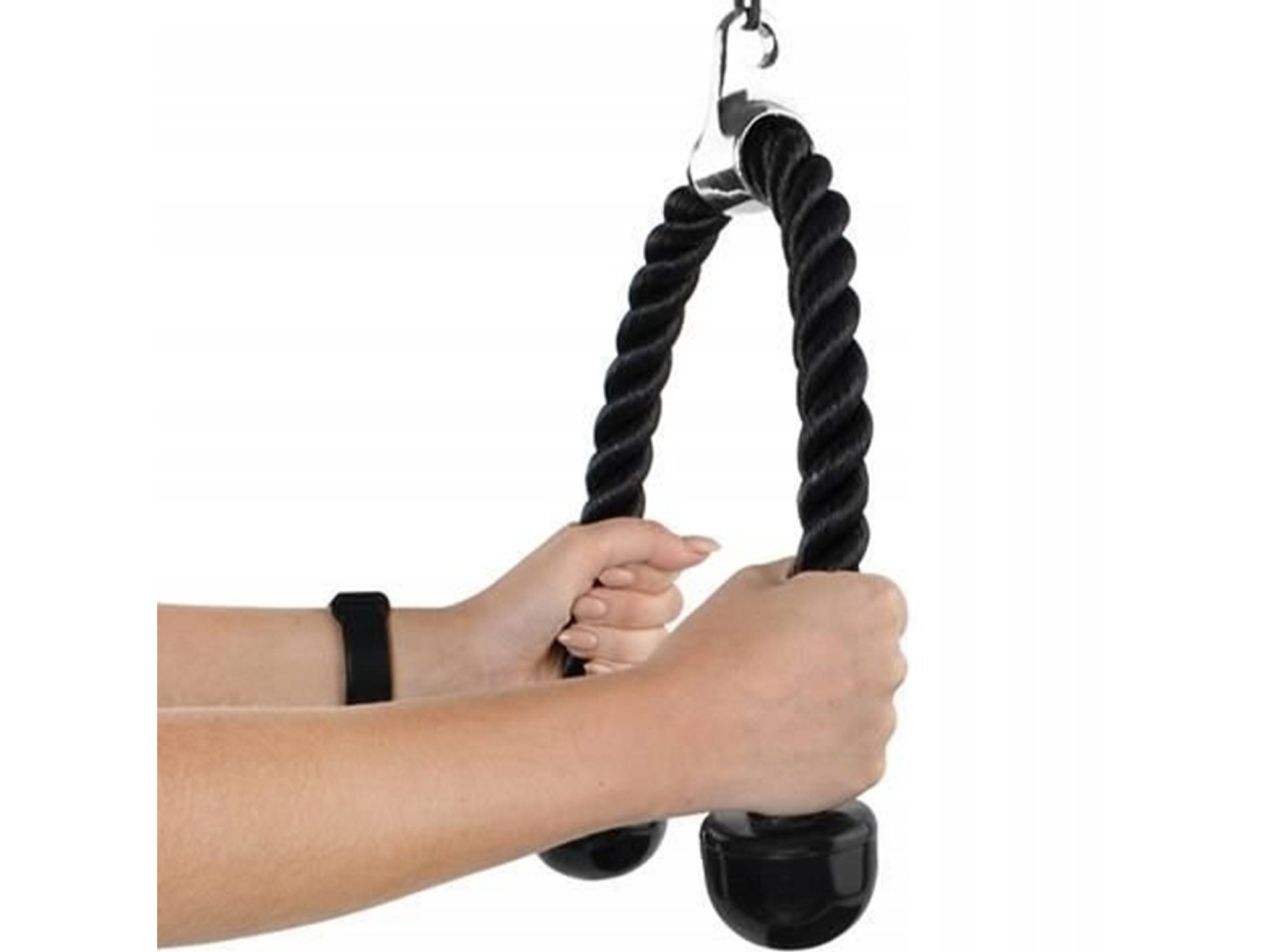 SZNUR UCHWYT LINA DO WYCIĄGU ATLASU NA TRICEPS