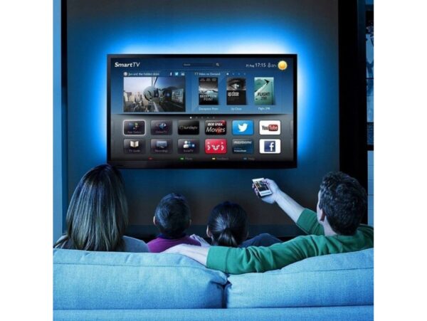 TAŚMA LED WODOODPORNA RGB 5M +PILOT ZASILACZ