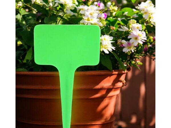 TABLICZKA ETYKIETA DO ROŚLIN 10x6cm 20SZT - zielony