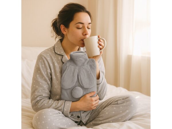 TERMOFOR GUMOWY PLUSZOWY FUTERKO KRÓLIK 2L