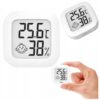 TERMOMETR HIGROMETR POKOJOWY SAMOPRZYLEPNY - biały 4SZT