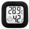 TERMOMETR HIGROMETR POKOJOWY SAMOPRZYLEPNY - czarny