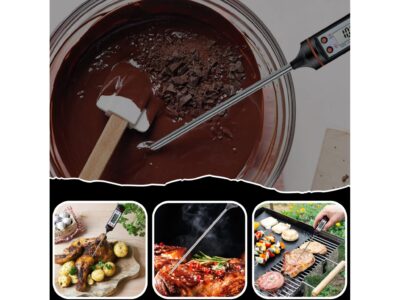 TERMOMETR SZPILKOWY LCD SONDA KUCHENNY MIĘSA WINA