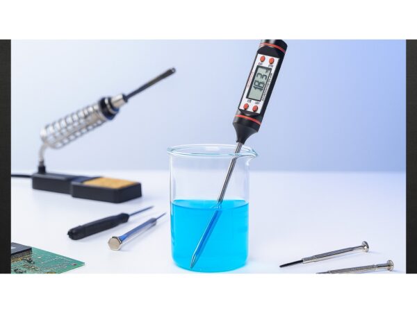 TERMOMETR SZPILKOWY LCD SONDA KUCHENNY MIĘSA WINA