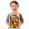 TETRIS UKŁADANKA DREWNIANA 27x18cm