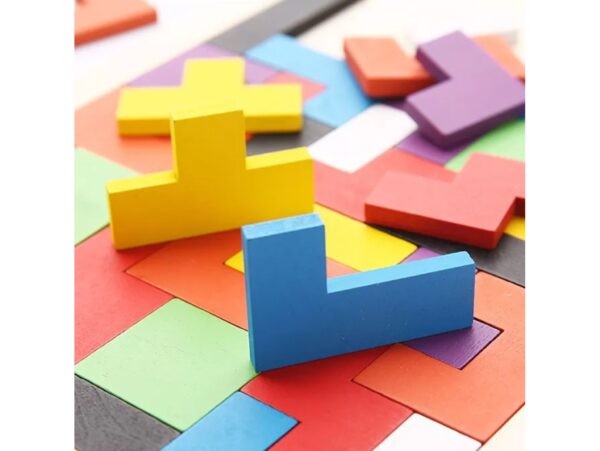 TETRIS UKŁADANKA DREWNIANA 27x18cm