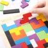 TETRIS UKŁADANKA DREWNIANA 27x18cm