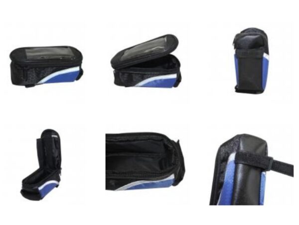 TORBA SAKWA ROWEROWA POD RAMĘ NA TELEFON POKR - niebieski