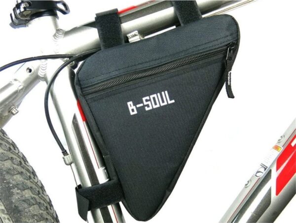 TORBA SAKWA ROWEROWA POD RAMĘ NA ZAMEK - czarny