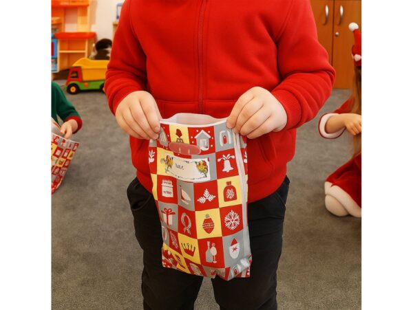 TOREBKI NA PREZENTY ŚWIĄTECZNE 25x18cm 10SZT