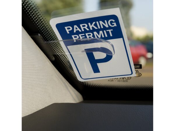 UCHWYT KLIPS NA BILET PARKINGOWY LEGITYMACJĘ SZYBĘ