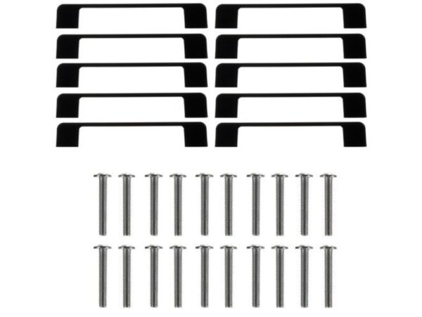 UCHWYT MEBLOWY CZARNY 10SZT