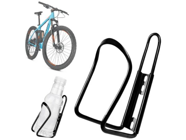 UCHWYT NA BIDON ALUMINIOWY - czarny