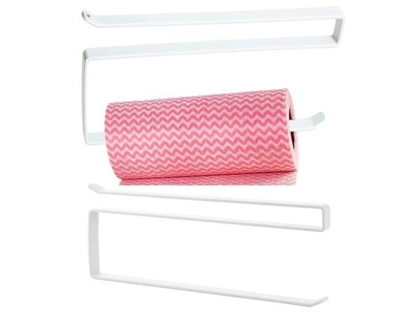 UCHWYT WIESZAK NA RĘCZNIK PAPIEROWY - biały