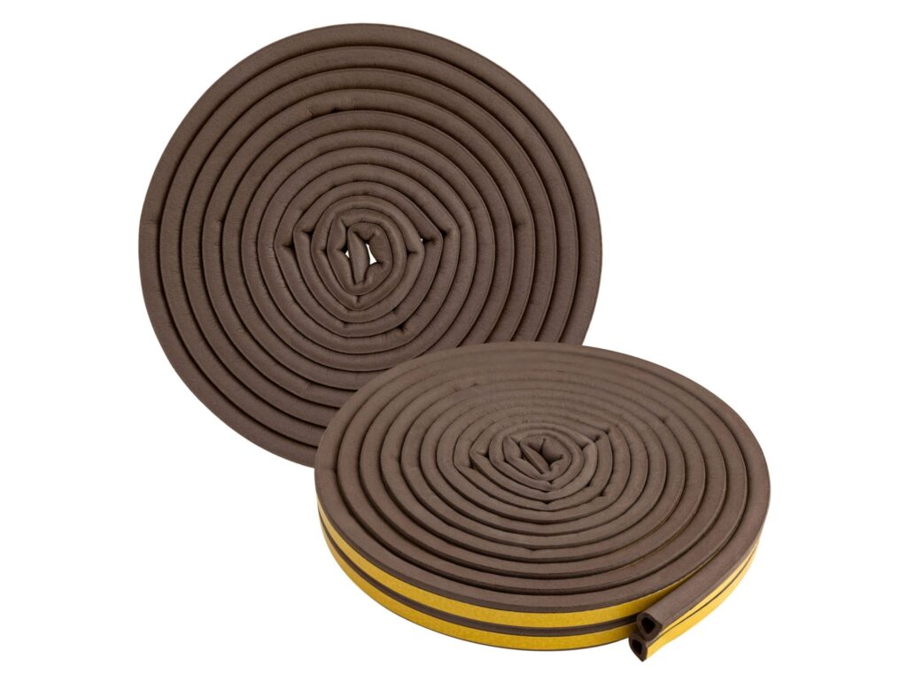 USZCZELKA SAMOPRZYLEPNA 9x7,5cm 6m - brązowy