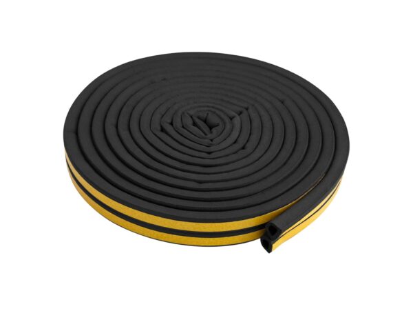 USZCZELKA SAMOPRZYLEPNA 9x7,5cm 6m - czarny