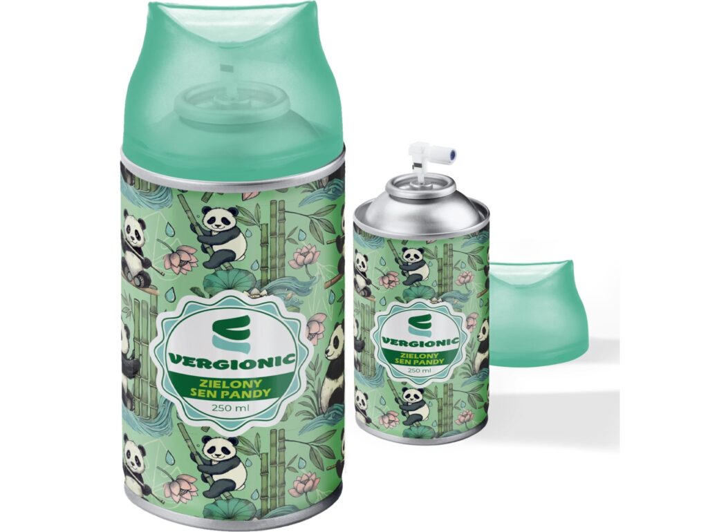 VERGIONIC ODŚWIEŻACZ POWIETRZA ZAPAS 250ML - zielony sen pandy