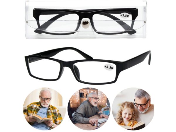 VERGIONIC OKULARY KOREKCYJNE DO CZYTANIA - +3,50