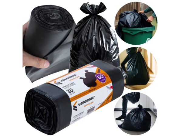 VERGIONIC WORKI NA ŚMIECI 60L 30SZT