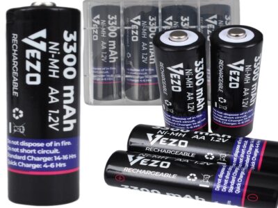 VEZO BATERIA AKUMULATOREK AA 4 szt TYP1 4900mAh DUŻE