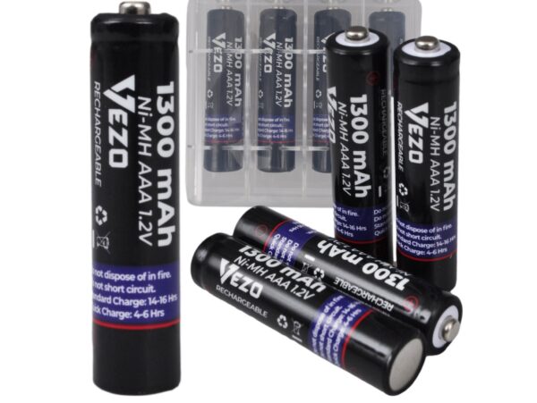 VEZO BATERIA AKUMULATOREK AAA 4 szt TYP1 2500mAh MAŁE