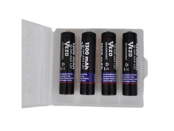 VEZO BATERIA AKUMULATOREK AAA 4 szt TYP1 2500mAh MAŁE