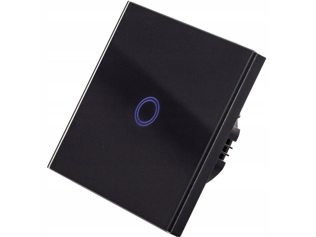 WŁĄCZNIK ŚWIATŁA LED PANEL DOTYKOWY - czarny